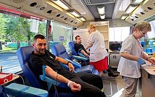 Akcja poboru krwi w Pasłęku. Zorganizowali ją strażacy